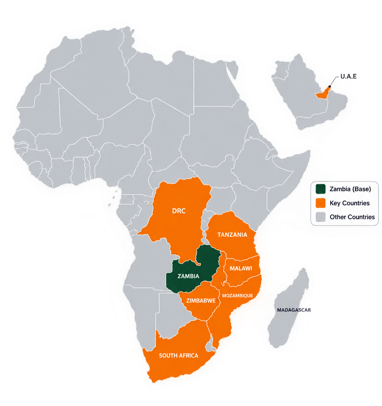 Delisha Holdings regional distribution footprint